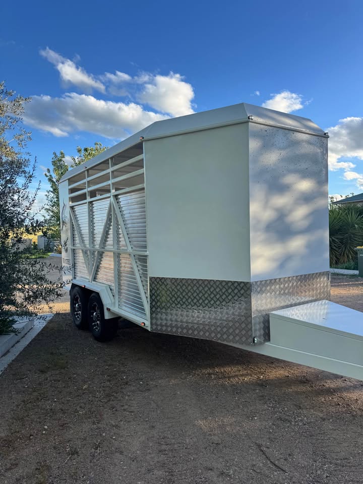 2025 RivSteel Built 12ft stock trailer photo 4